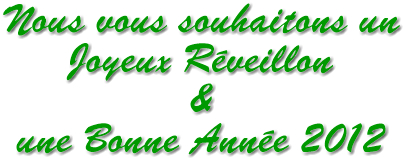 Bonne Année 2012